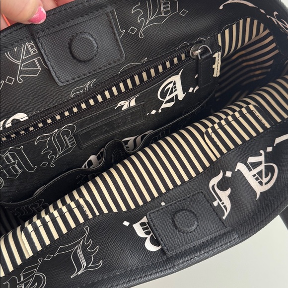 L.A.M.B. Black Graffiti Tote by Gwen Stefani - Picture 9 of 12